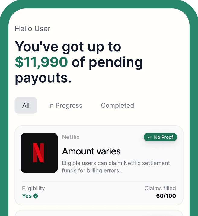 Finds claims automatically