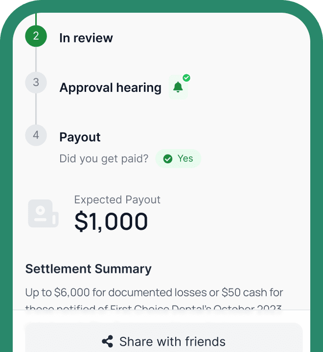 Money hits account automatically